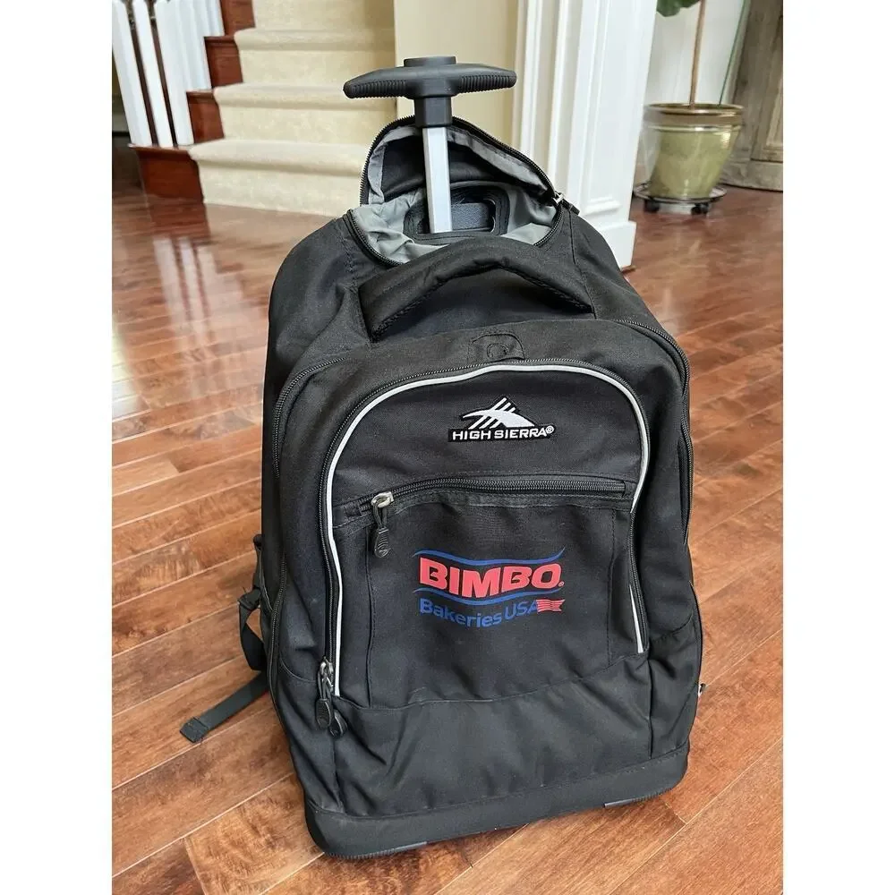 High Sierra Rolling‎ Backpack with Laptop Sleeve, One Size